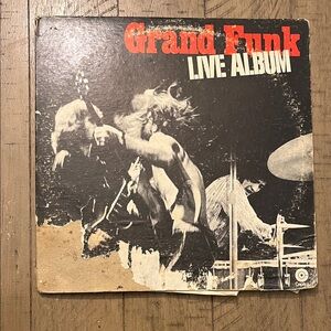 Grand Funk Live Album Vinyl Record